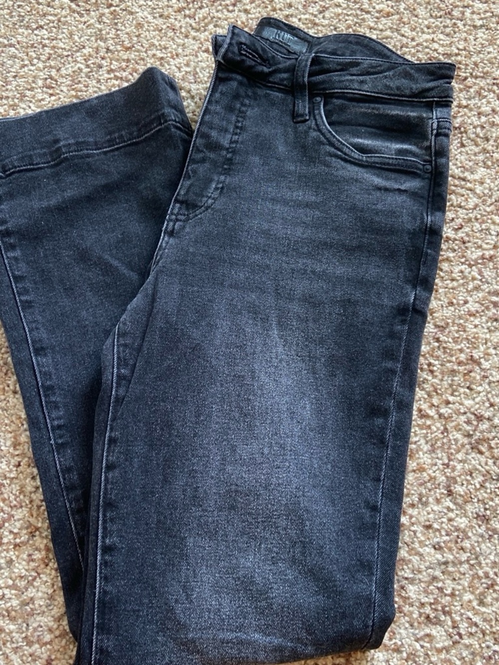 Kut from the Kloth High-Rise Washed Black Jeans